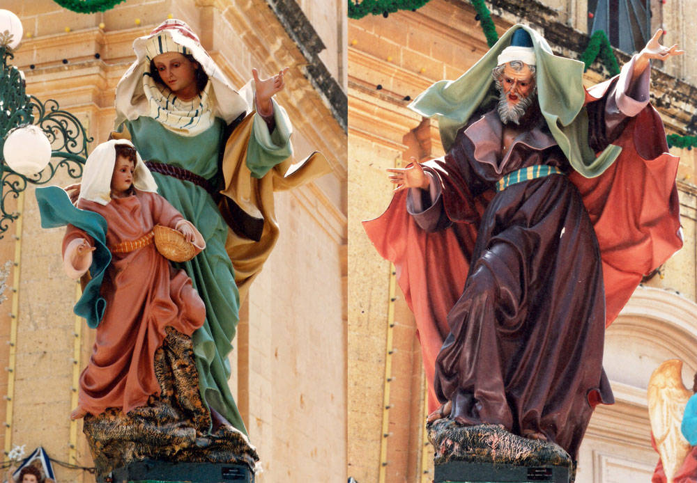 Inauguration of the Statues of St. Anne and St. Joachim - 1992