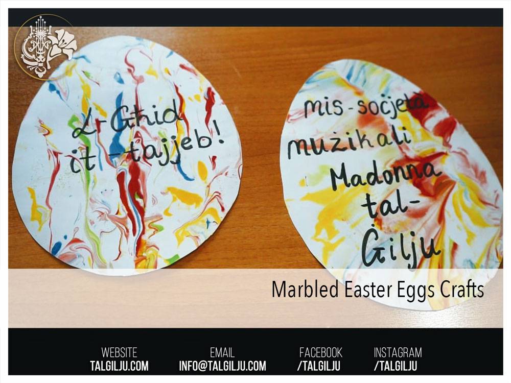 Marbled Easter Eggs Crafts