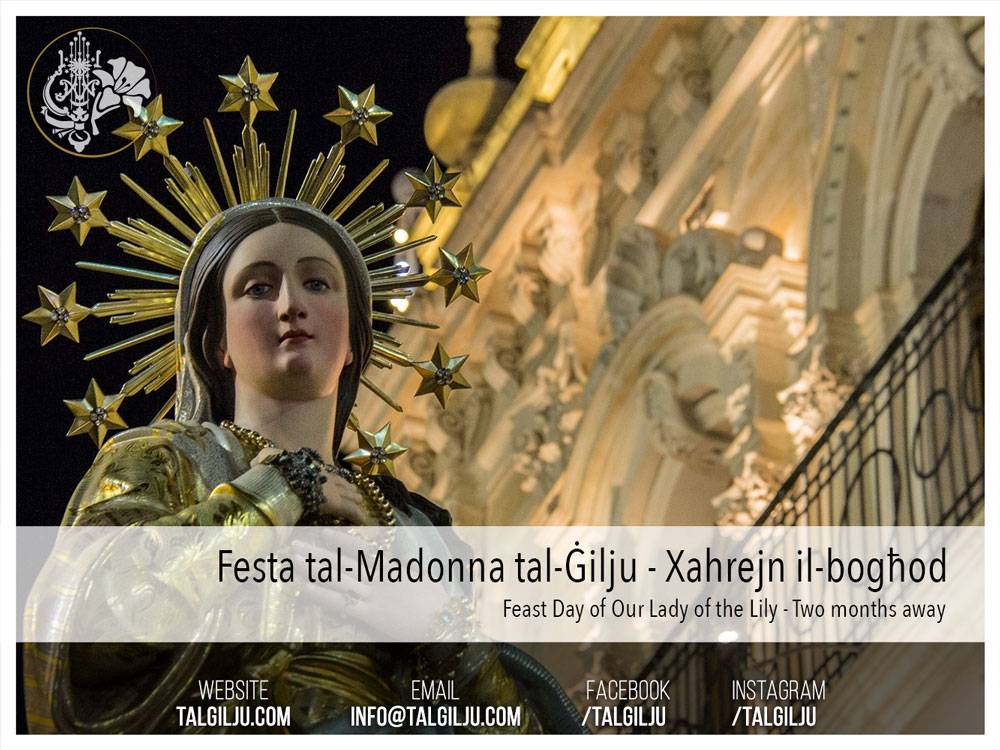 Two months away from the Feast Day of Our Lady of the Lily in Mqabba