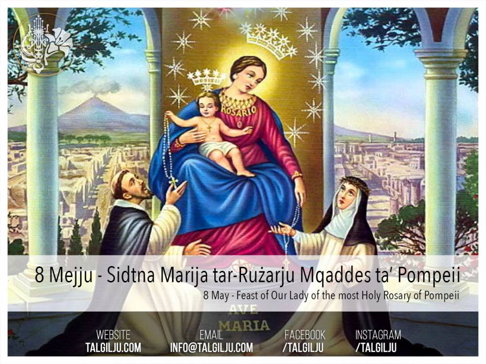 8 May - Holy Rosary of Pompeii. Ave Maria!