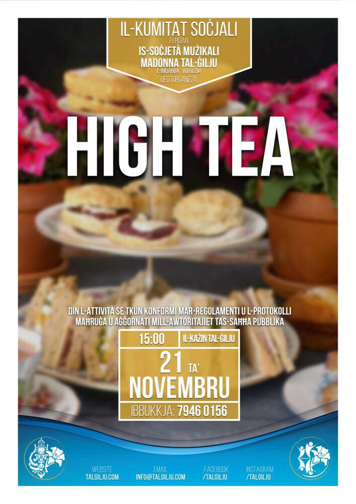 21 Nov 2021 - High Tea - Social Committee