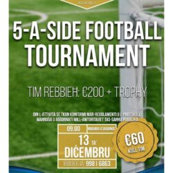 2021-12-13 – Football Tournament 5-a-side